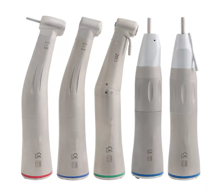 1: 1 Internal Water Spray Fiber Optic Contra Angle