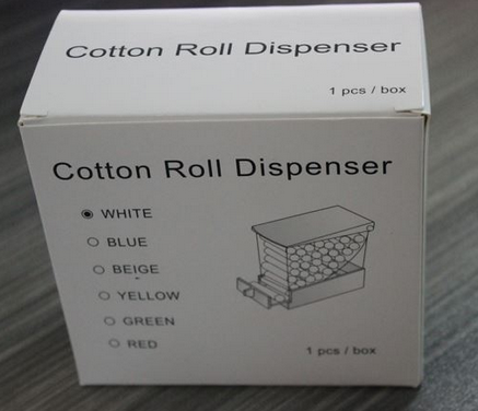 Cotton roll dispenser