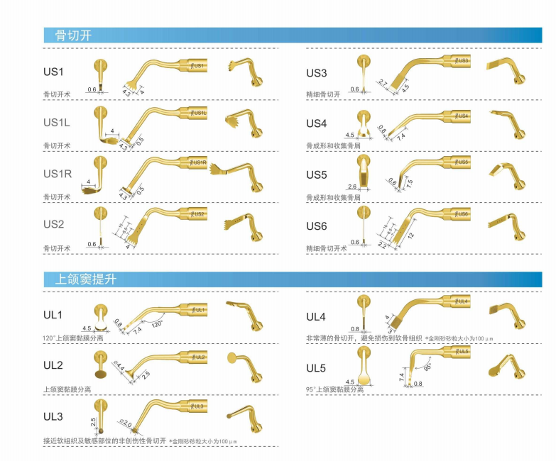 Dental Scaler Tips 1.5USD