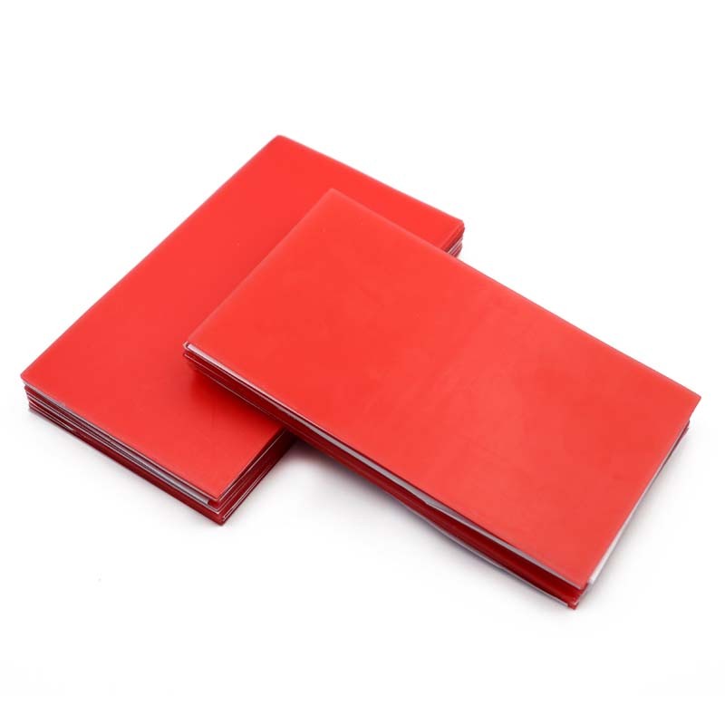 Dental red base plate wax