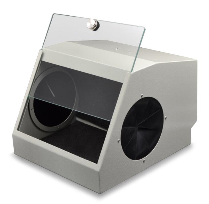 Dental sandblasting box