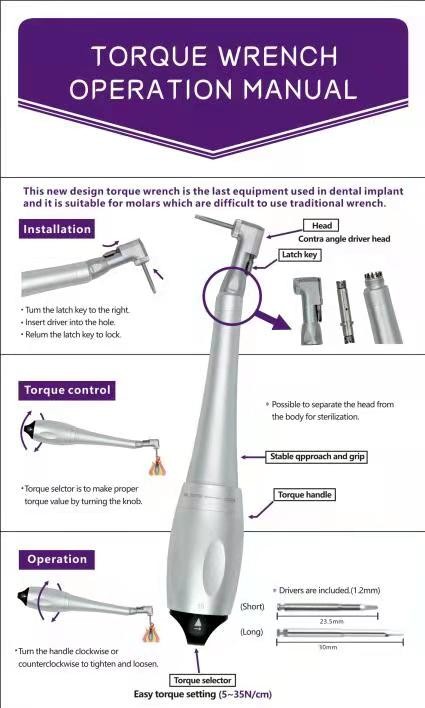Implant torque wrench